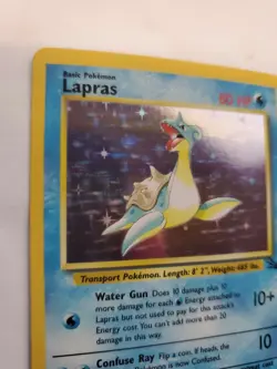 Lapras Fossil Set Holo Pokemon Card Base Jungle - Image 4