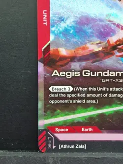 Gundam TCG Aegis Gundam (MA Mode) ST04-007 C+ Near Mint English Single Card! - Image 5
