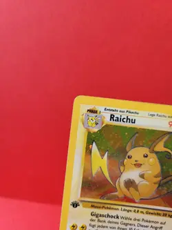 Pokemon Karte/card - Raichu 14/64 - Fossil Holo - 1. Edition - Excellent - Image 2