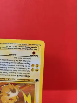 Pokemon Karte/card - Raichu 14/64 - Fossil Holo - 1. Edition - Excellent - Image 5