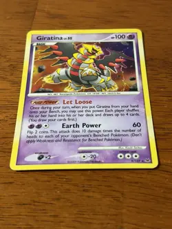 Pokemon Giratina TCG Platinum Holo Rare Card 9/127 MP - Image 2