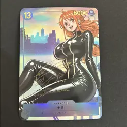 ONE PIECE Nami Sexy Goddess Waifu Anime Doujin Card Signature Card - Image 1