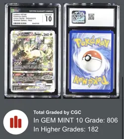 CGC 10 GEM MINT Leafeon VSTAR GG35/GG70 GALARIAN GALLERY Pokemon Card - Image 3