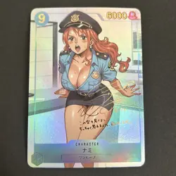 ONE PIECE Nami Sexy Goddess Waifu Anime Doujin Card Signature Card - Image 1
