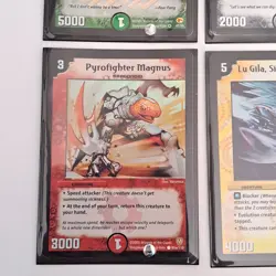 Duel Masters TCG Foil Card Lot Of 4 Rare Vintage - Image 2