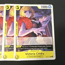 (4X) One Piece Trading Card Game - Victoria Cindry OP14-109 Common NM Play Set - Image 2
