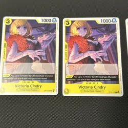 (4X) One Piece Trading Card Game - Victoria Cindry OP14-109 Common NM Play Set - Image 4