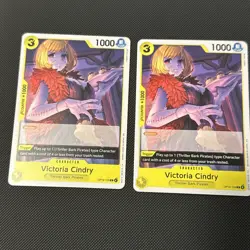 (4X) One Piece Trading Card Game - Victoria Cindry OP14-109 Common NM Play Set - Image 5