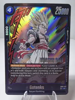 Gotenks SB02-021 Rare Foil Manga Booster 02 Dragon Ball Super Card Game | NM - Image 1