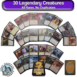 Legendary Commander Creatures 30 Card Lot ALL RARE MTG Collection Magic EDH Pack - Image 1