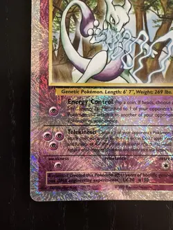 Pokemon TCG Mewtwo 60 HP Rare Legendary Collection 29/110 Reverse Holo - Image 3