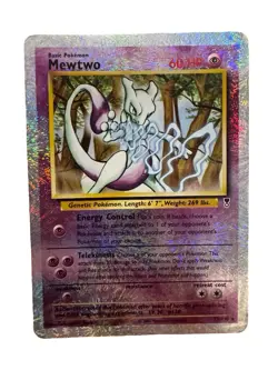 Raw 2002 Pokemon Legendary Collection Mewtwo 29/110 Reverse Holo Foil - Image 1