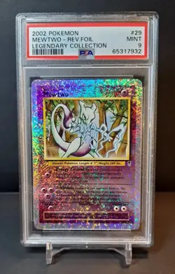 MEWTWO Legendary Collection Reverse Holo 2002 Pokemon PSA 9 - Image 1