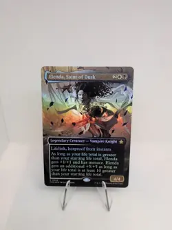 MTG Elenda, Saint of Dusk Borderless FOIL Foundations 346 NM FDN Magic - Image 1