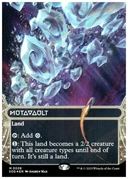 MTG Mutavault (0028) (Borderless) Edge of Eternities: Stellar Sights Foil - Image 1