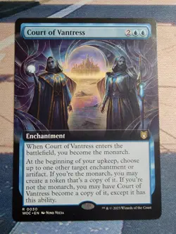 Court of Vantress (Extended Art) Commander: Wilds of Eldraine - MTG - WOC - NM - Image 1