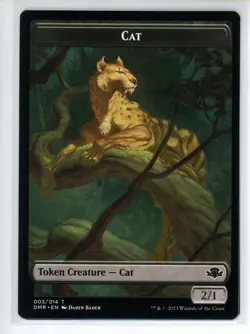 CAT TOKEN (003) Dominaria Remastered #3 DMR(NM+)(MTG) - Image 1