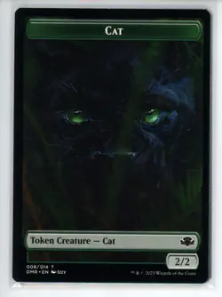 CAT TOKEN (008) Dominaria Remastered #8 DMR(NM+)(MTG) - Image 1