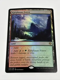 MTG Karplusan Forest Dominaria United 250/281 Foil Rare - Image 1