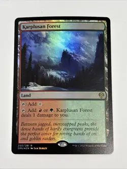 MTG Karplusan Forest Dominaria United 250/281 Foil Rare - Image 2