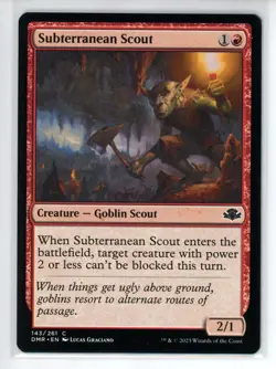 SUBTERRANEAN SCOUT Dominaria Remastered #143 DMR(NM+)(MTG) - Image 1