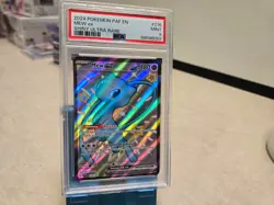 Pokemon Mew ex SV: Paldean Fates 216/091 Shiny Ultra Rare Holo PSA 9 - Image 1