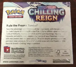 POKEMON SWORD & SHIELD CHILLING REIGN BOOSTER BOX SEALED - Image 2
