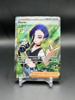 Pokemon TCG - Perrin 209/167 Ultra Rare Full Art Trainer Twilight Masquerade NM - Image 1