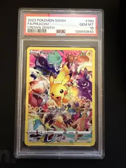 2023 Pokemon SWSH Crown Zenith Pikachu #160/159 PSA 10 - Image 1