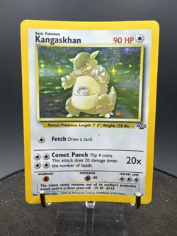 1999 Pokemon TCG Kangaskhan Jungle 5/64 Unlimited Holo Rare - Image 2