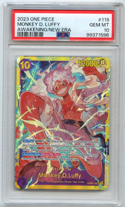 Monkey D Luffy OP05-119 SEC PSA 10 One Piece Card Game Awakening Of The New Era - Image 1