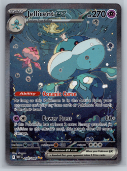 Pokemon TCG Jellicent ex 168/086 SV: White Flare Special Illustration Rare SIR - Image 1