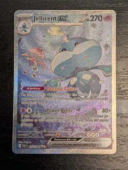 Pokemon TCG Jellicent ex 168/086 SV: White Flare Special Illustration Rare SIR - Image 1