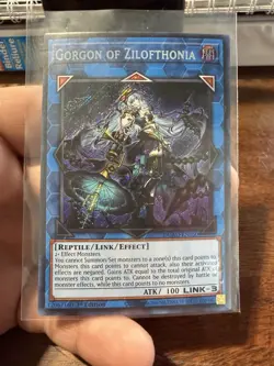 Yu-Gi-Oh! Gorgon of Zilofthonia DUAD-EN050 1st Ed Secret Rare - Image 3