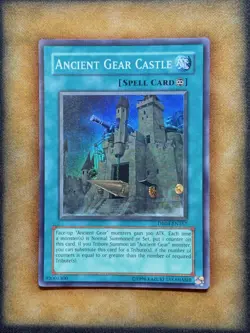 Yugioh Ancient Gear Castle SOI-EN047 Super Rare NM - Image 1