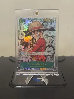 ONE PIECE Card Monkey D Luffy SEC Manga Alt Art OP13-118 Carrying on His Will US - Image 1