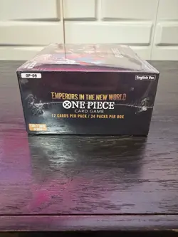 ONE PIECE EMPERORS IN THE NEW WORLD ENGLISH BOOSTER BOX OP-09 Mint New Sealed - Image 3