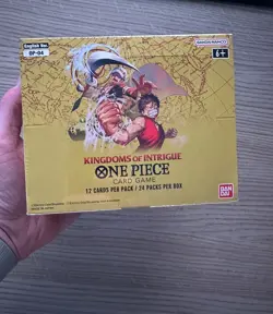 OP-04 Kingdoms of Intrigue Booster Box - One Piece CCG - Brand New & Sealed ✅ - Image 1