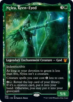 Near Mint x 1 Nylea, Keen-Eyed - Foil - Showcase Theros Beyond Death Variants - Image 1