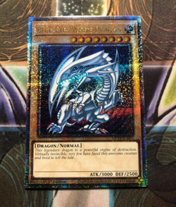 *** BLUE-EYES WHITE DRAGON *** QUARTER CENTURY SECRET RARE MP24-EN001 YUGIOH! - Image 1