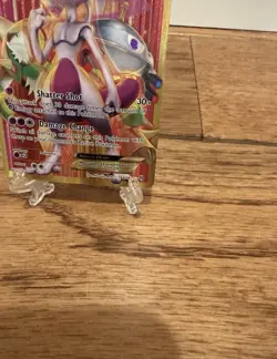 Pokemon Mewtwo EX TCG Full Art Holo Rare Card Breakthrough-Secret 164/162 - Image 3