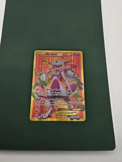 Pokemon Mewtwo EX TCG Full Art Holo Rare Card Breakthrough-Secret 164/162 - Image 1