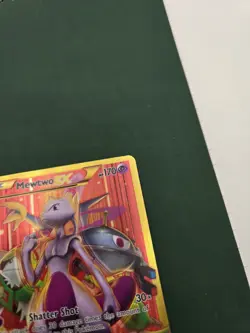 Pokemon Mewtwo EX TCG Full Art Holo Rare Card Breakthrough-Secret 164/162 - Image 3