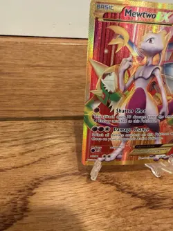 Pokemon Mewtwo EX TCG Full Art Holo Rare Card Breakthrough-Secret 164/162 - Image 5