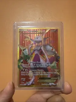 Pokemon Mewtwo EX TCG Full Art Holo Card Breakthrough-Secret Rare 164/162 - Image 1