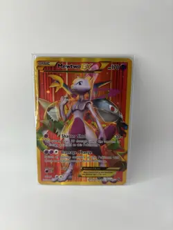 Pokemon Mewtwo EX TCG Full Art Holo Rare Card Breakthrough-Secret NM 164/162 - Image 1