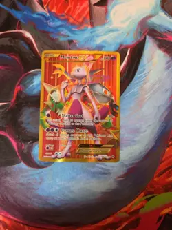 Pokemon Mewtwo EX TCG Full Art Holo Rare Card Breakthrough-Secret 164/162 - Image 1