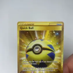 Quick Ball (Secret) 216/202 Holo Secret Rare SWSH01: Sword & Shield Base Set LP - Image 3
