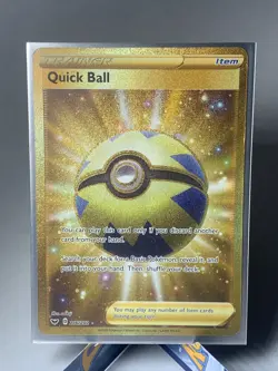 (Pre-Owned) Quick Ball (Secret) 216/202 Swsh01: Sword & Shield Holo - Image 1
