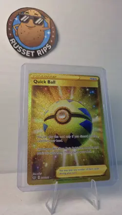 SWSH01: Sword & Shield Base Set #216/202 Quick Ball (Secret) - Image 1